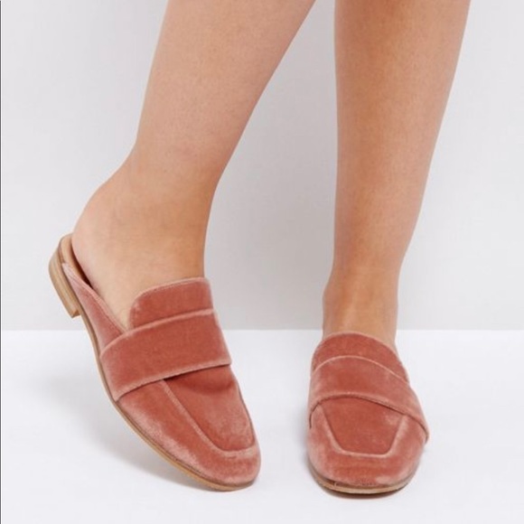 Free People Shoes - Free People At Ease Velvet Loafers